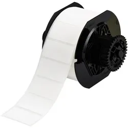 Brady, Etikettenrolle, B33 Series Polyesteretiketten für Bauteile und Barcodes, weiss, glänzend (55.88 mm)