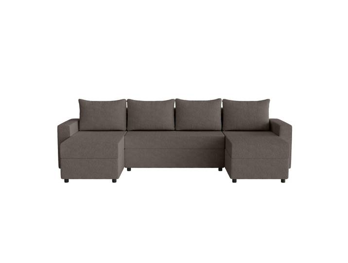 Fedve Wohnlandschaft Goka U mit Schlaffunktion, Braun, U-Form,L-Form, 298x72x146 cm, Wohnzimmer, Sofas & Couches, Wohnlandschaften, Wohnlandschaften in U-Form
