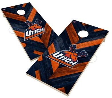 Skip's Garage Utica College Pioneers Cornhole Board Set