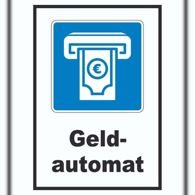HB-Druck Geldautomat Schild A3 (297x420mm)