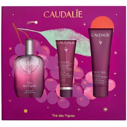 130ml CAUDALIE Thé des Vignes Set (Spray 50ml + Gel 50ml + Cream 30ml)