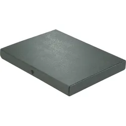 ELBA Dokumentenmappe A4 Hartpappe Füllvermögen 30mm schwarz Packung mit 20 Stück