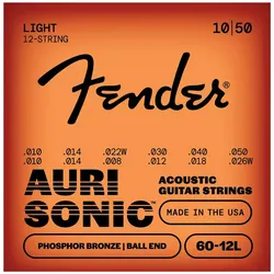 Fender AuriSonicTM Phosphor Bronze 12-String Acoustic Guit - Saiten Westerngitarre