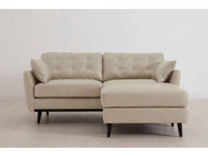 Model 10 Zweisitzer Sofa mit Hocker, Oyster