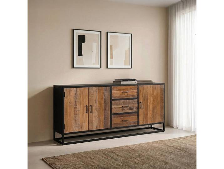 Enfilade industrielle 3 portes - Recycled