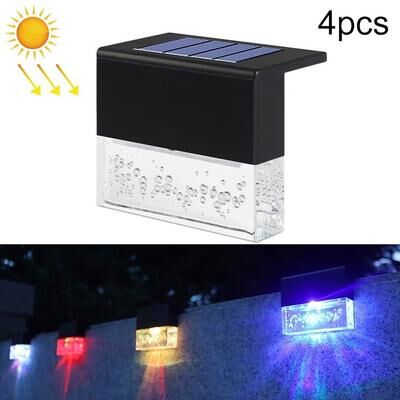 Inspired Deals Solar Waterproof Solar Deck Lights For Stairs, Driveway & Garden Pathways 4PCS Solar Waterproof Solar Deck Lights For Stairs, Driveway & Garden Pathways 4PCS