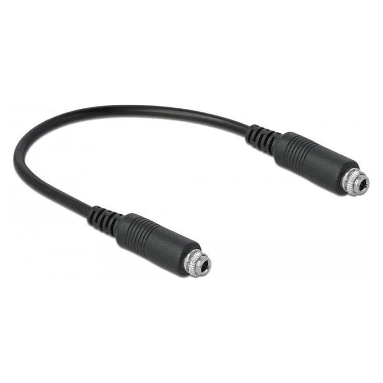 Delock Audio-Kabel zum Einbau 3,5 mm Klinke - 3,5 mm Klinke 25 cm (0.25 m, AUX Kabel) (85115)