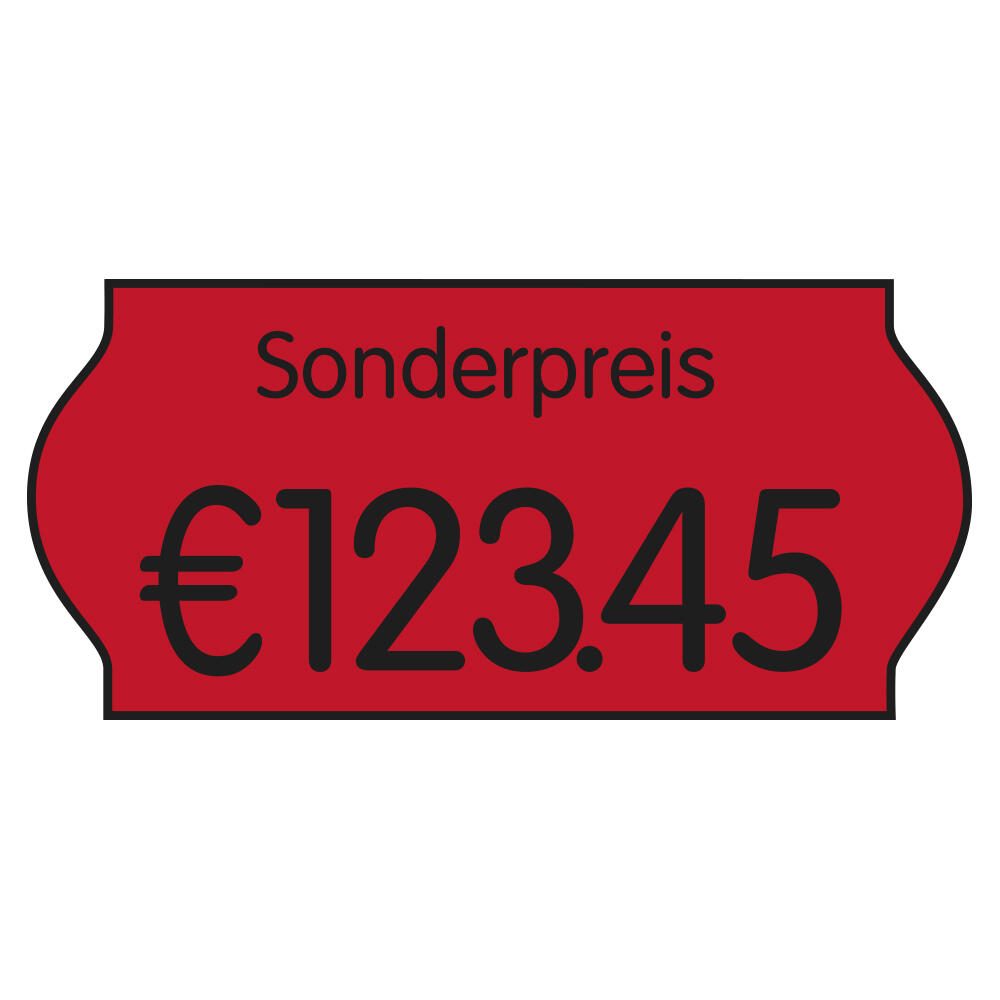 METO Preisetiketten 26,0 x 12,0 mm 9420549