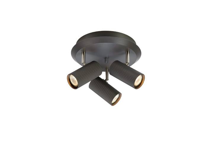 Spot de plafond 3xGU10 gris foncé