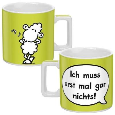 Sheepworld Tasse 'Ich muss erst mal gar nichts'