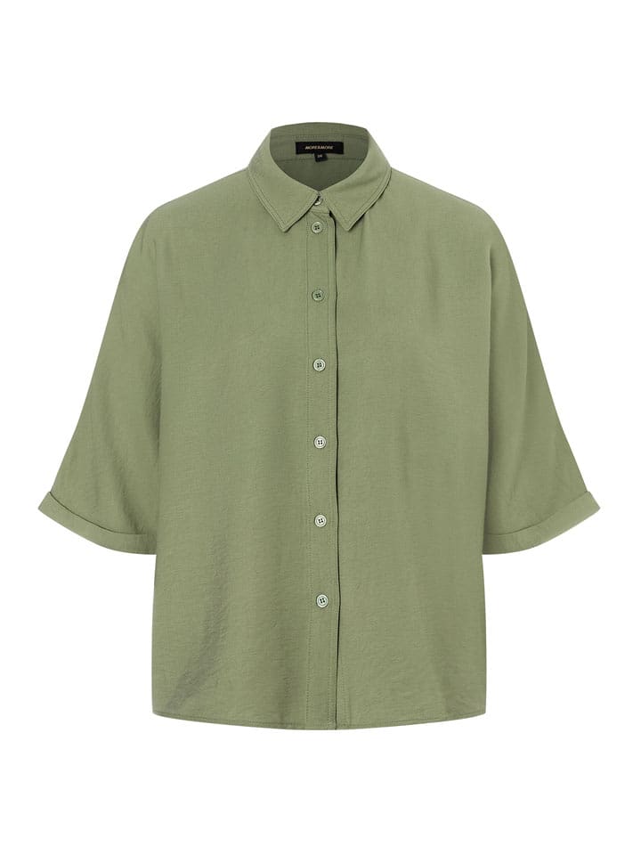 More & More Bluse in Oliv - 36