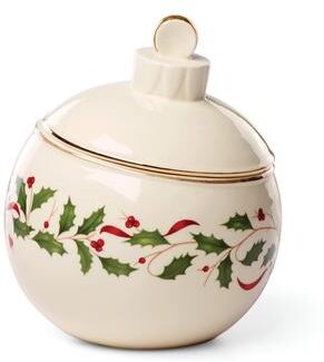 Lenox Holiday Ornament Candy Jar