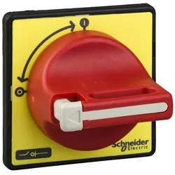 Schneider Electric KCF2PZ Front-Drehgriff KCF, für V3, V4, roter Griff