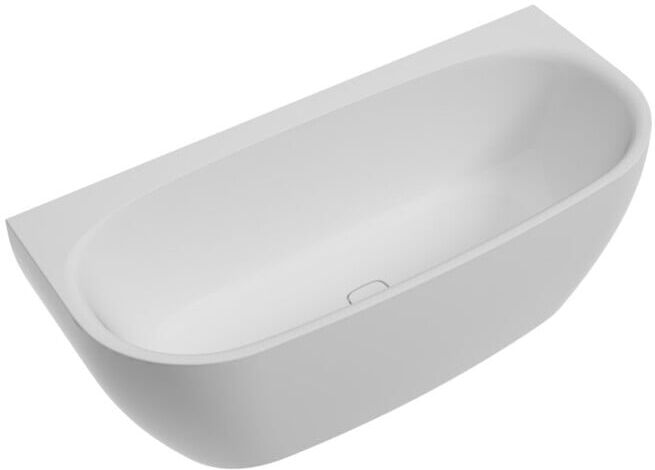 Hoesch Vorwandwanne iSENSI 180x80 cm, trop-plein et vidage, blanc, blanc (3948.010)