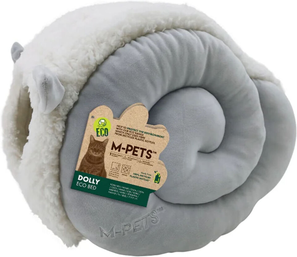 M-Pets Cuccia Gatto Dolly Eco Grigia 47x35x30CM