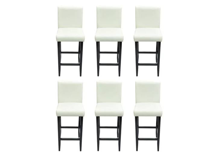 VidaXL - Barhocker kunstleder, One Size, Weiss