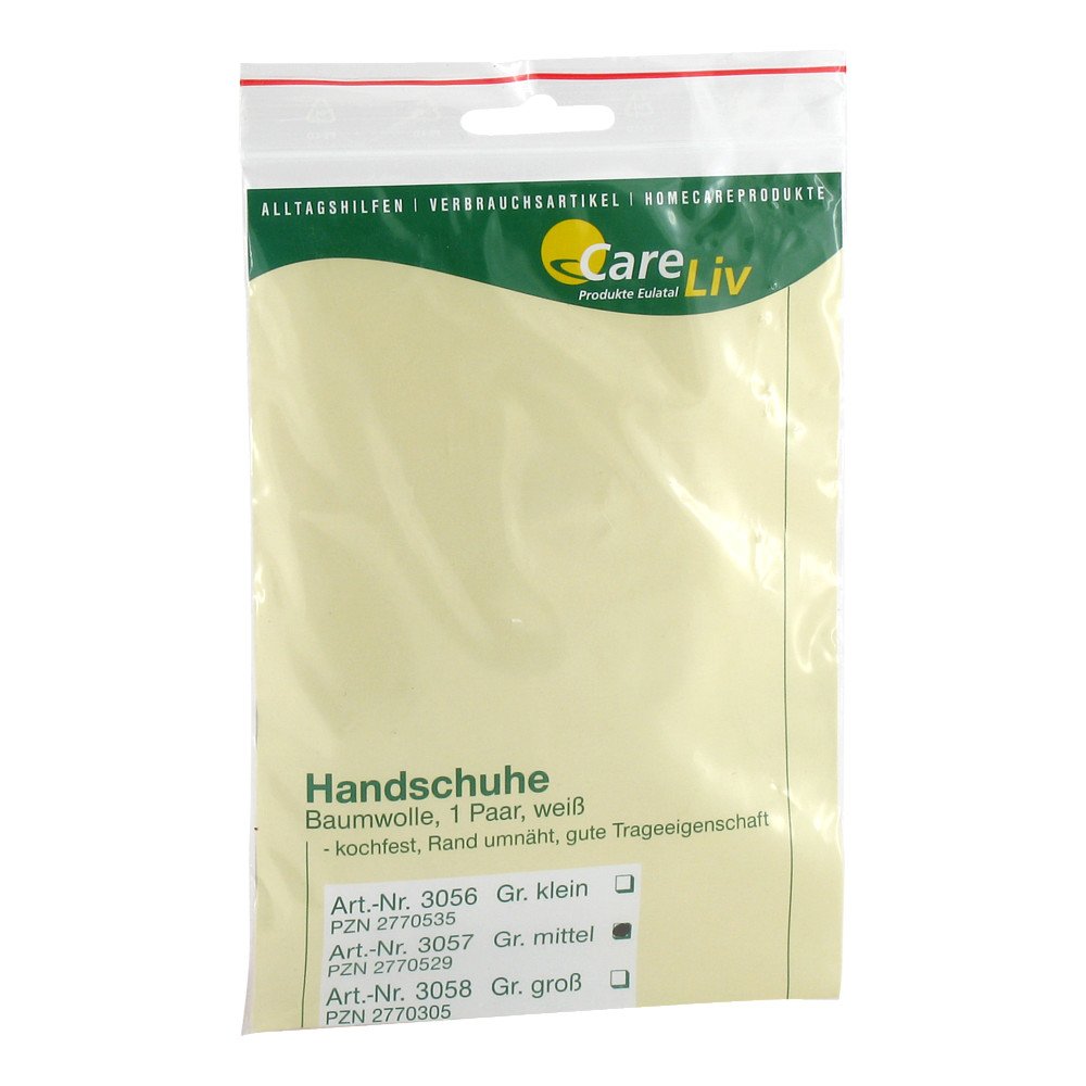 Careliv Produkte OHG Zwirnhandschuhe Baumwolle mittel 02770529
