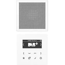 JungSmart Radio DAB+, Set Mono (alpinweiß)