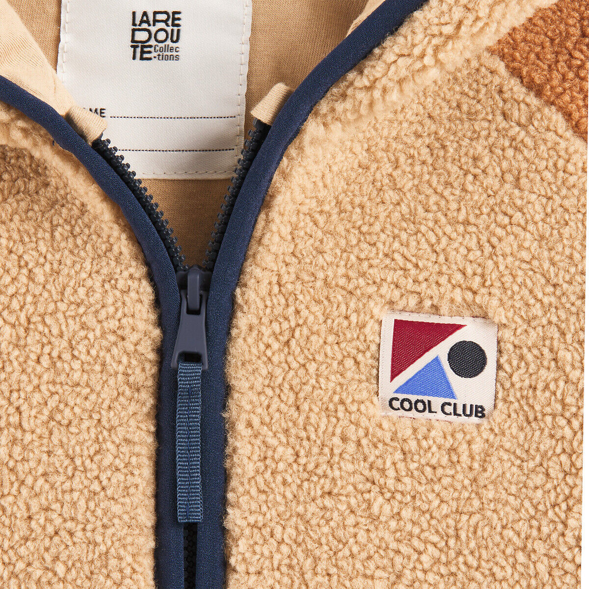LA REDOUTE COLLECTIONS Gilet à capuche en sherpa