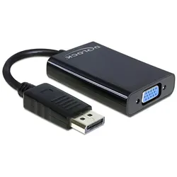 DeLOCK 65439 Videokabel-Adapter VGA (D-Sub) DisplayPort Schwarz