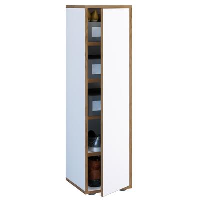 Schuhschrank VCM "XL Holz Großer Schuhschrank Schuhkommode Salia B30", weiß, Obermaterial: 100% Holz Wood., Schränke, Schuhschrank