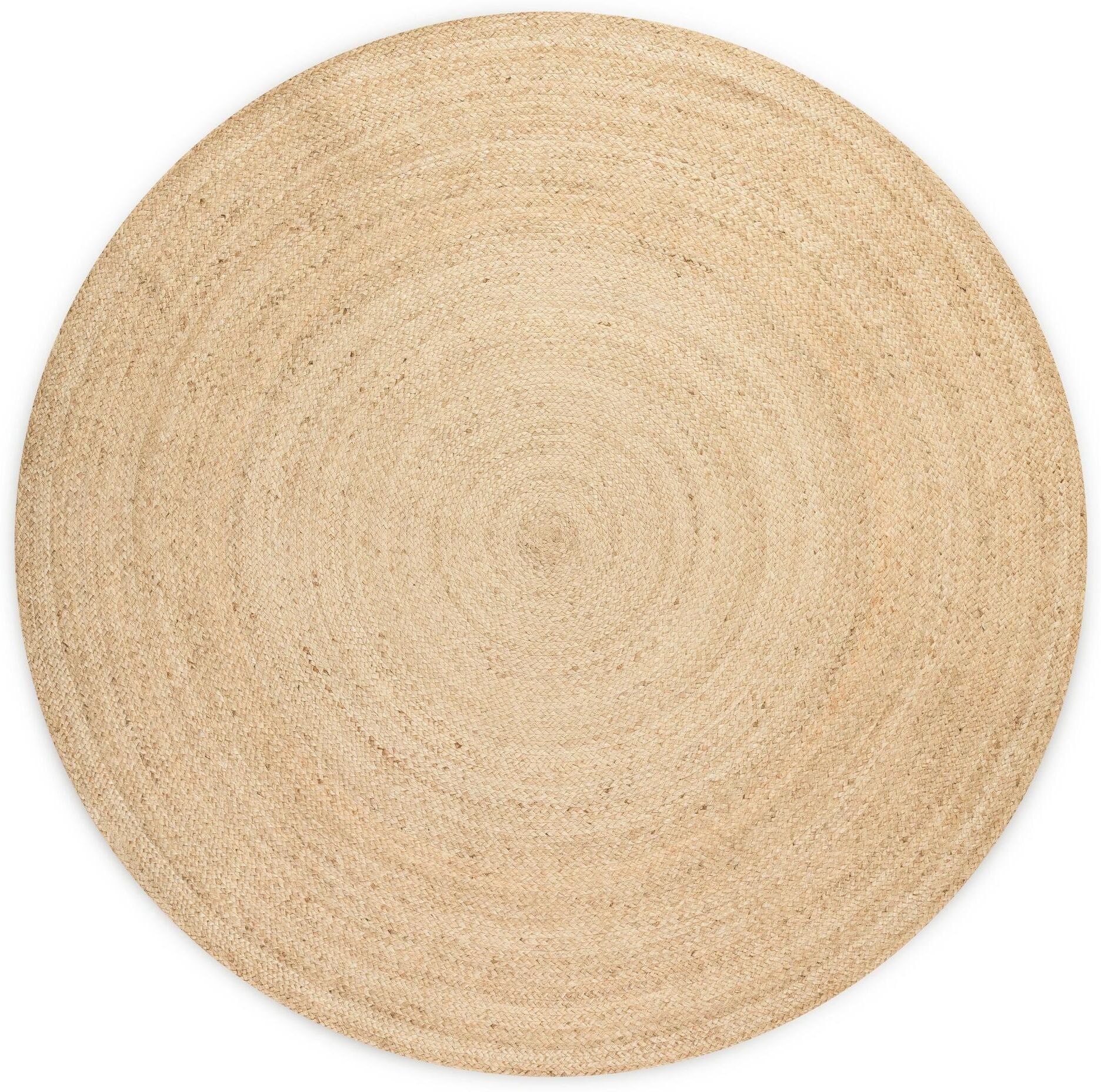 Teppich HANSE HOME "Rangpur 100 cm x 100 cm, Ivory", weiss (ivory), B:100cm L:100cm, Jute, Teppiche, Teppich ivory B : 100cm 1 Stk., L: 100cm