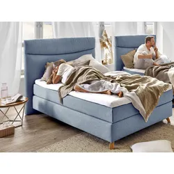 Boxspringbett SANSIBAR LANGEOOG - Bezug: Stoff