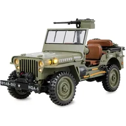 Amewi Jeep Willys MB Scale Crawler 4WD 1:14 RTR grün (RTR Ready-to-Run)