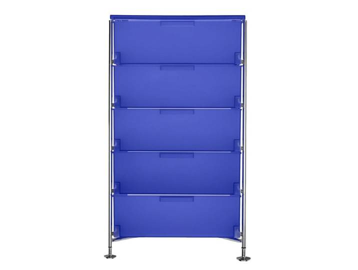 Kartell Mobil Aufbewahrungsschrank Stahl/Verchromt