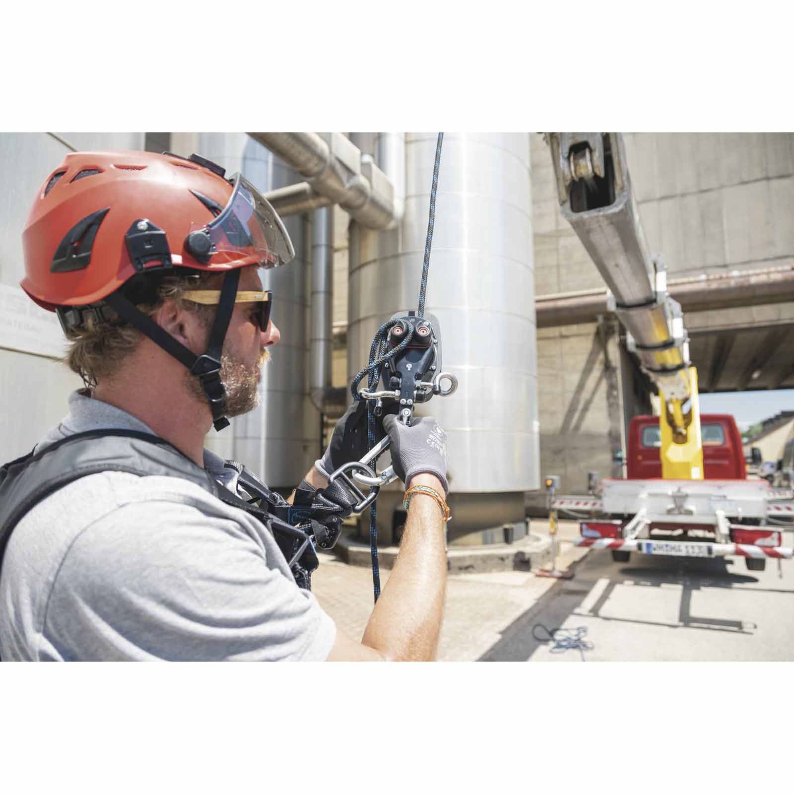Zarges Fall Protection Rettungsgerät Liberex mit hoher Nutzlast von 280kg Länge 100,0m