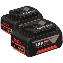 Bosch Hausgeräte, Werkzeugakku + Ladegerät, Duopack GBA 18V (18 V)