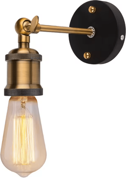 Inspire Curations Vintage Industrial Wall Sconce E26 E27 Retro Wall Light full Set