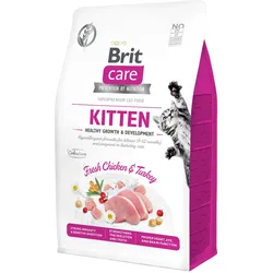 Brit Care Fresh Chicken&Turkey getreidefrei Kitten Katzentrockenfutter 400 Gramm