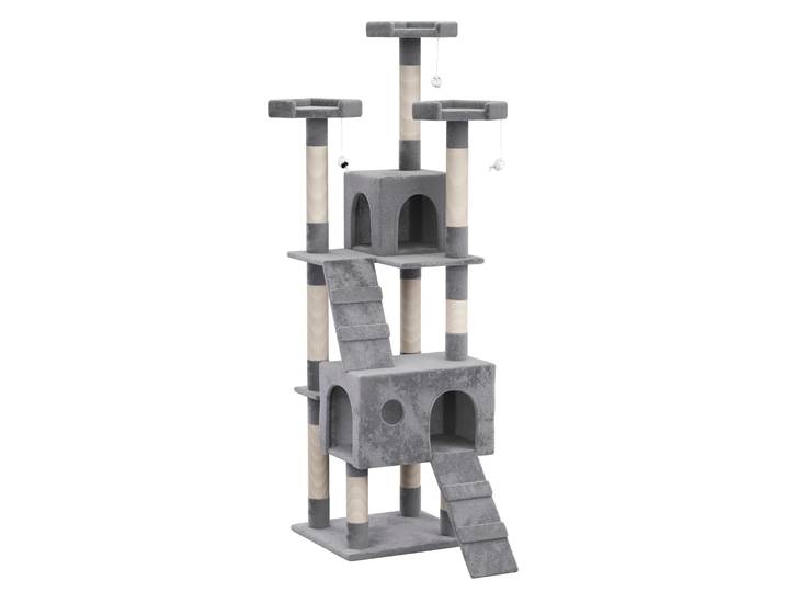 Katzenbaum MAX 182 cm grau