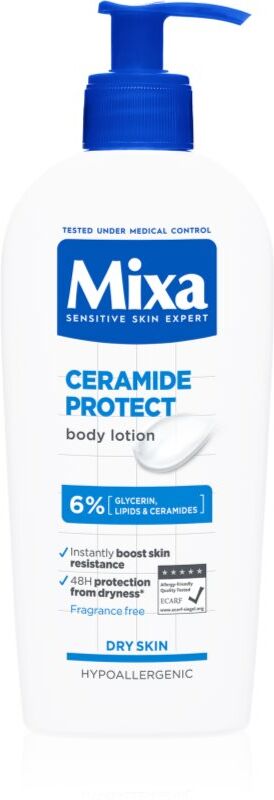 Mixa Ceramide Protect lait corporel pour peaux sèches à très sèches 400 ml