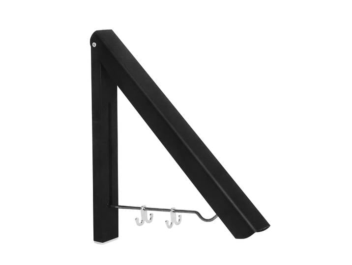 Wandhaken Kleiderhaken klappbar schwarz