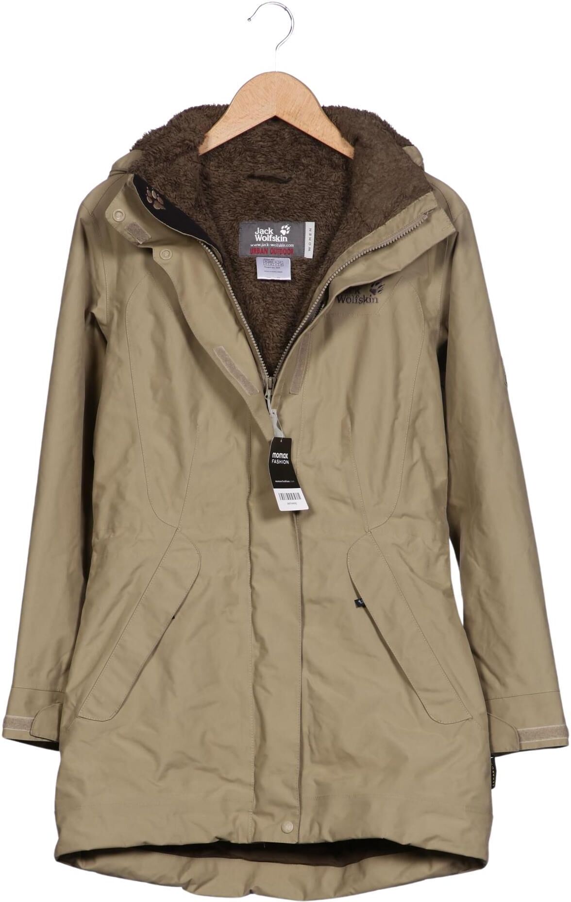 Jack Wolfskin Damen Mantel, Beige, Gr. S, Synthetik / Tex / Membran - Second Hand