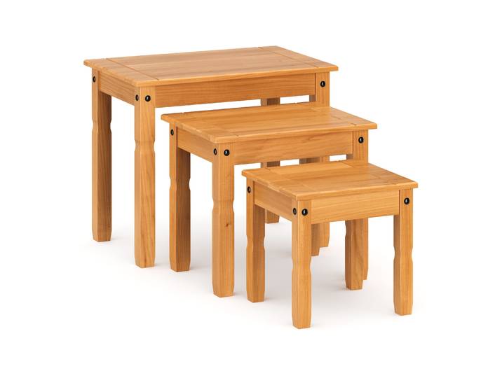 Beistelltisch IKER 3-teilig natur