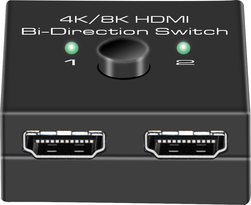 INF HDMI 8K bidirectionele schakelaar 2 in 1 uit