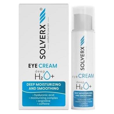 Solverx Deep H2o Eye Cream 15ml - Hydratisierende Augenpflege (Augenpflege Crème, 15 ml, Tag) (45255335)