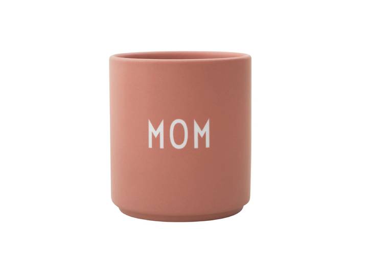 Design Letters - AJ Favourite Porzellan Becher, Mom / rosa