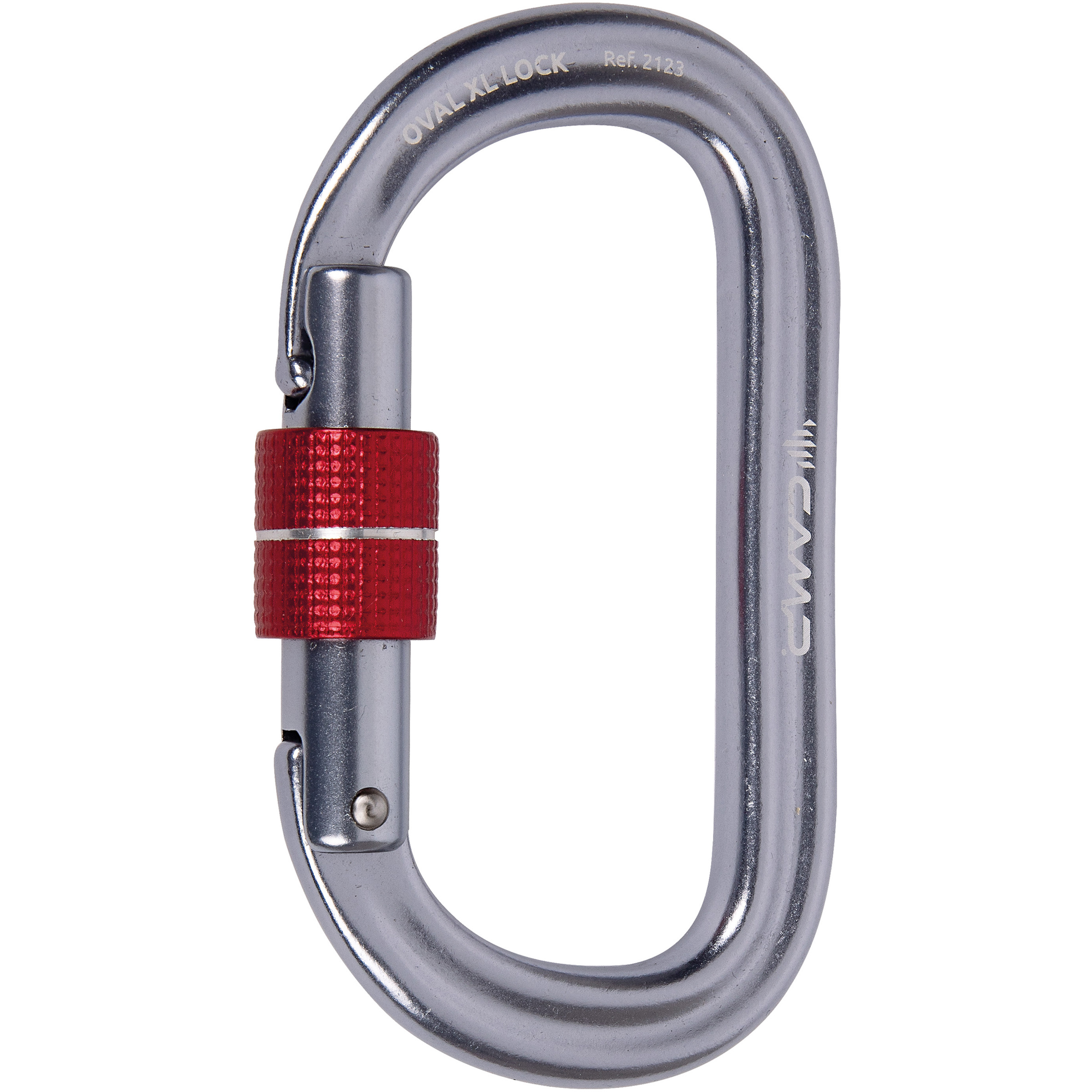 Camp Oval XL Lock Karabiner Klettersteigkarabiner silber Trekking