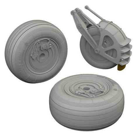 Eduard Su-25 wheels (648780)