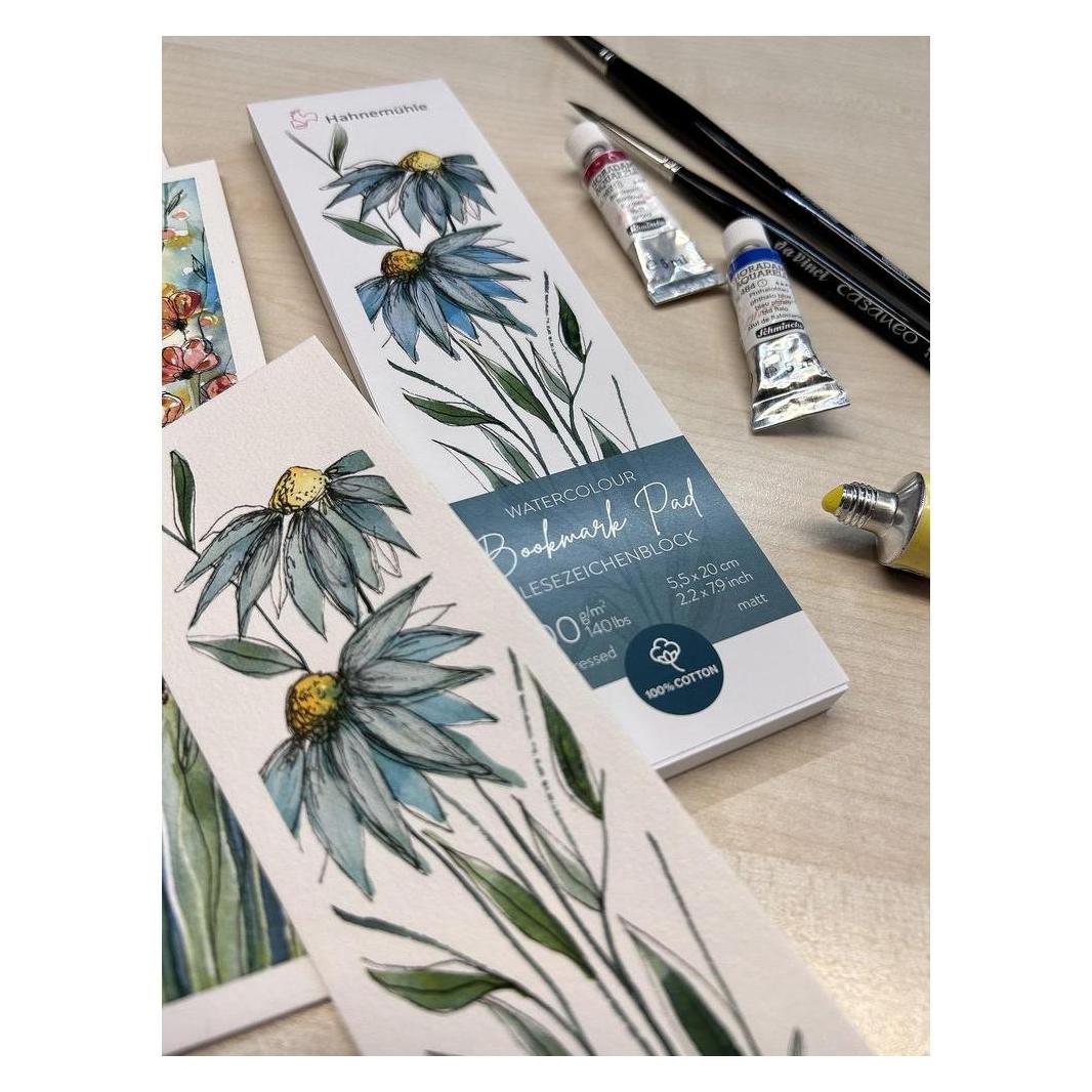 Hahnemühle Bookmark Pad (5,5 x 20 cm, Blanko) (10625020)