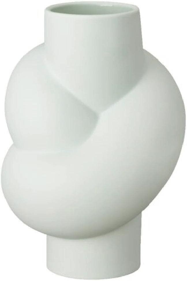 Tischvase ROSENTHAL "Node 14 cm", weiss (sandweiß), H:14cm, Keramik, Vasen, Tischvase sandweiß B/H/T: 14cm