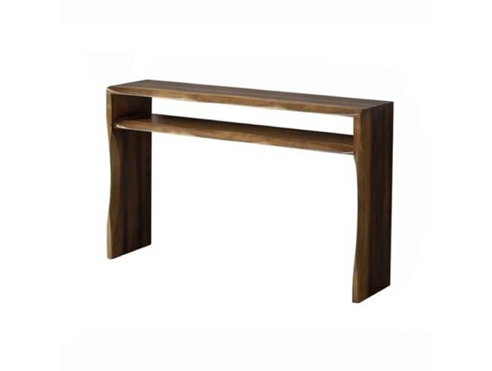 DFHS46JK Schmaler Tisch Schmaler Langer Sofatisch mit 2 Ebenen, Foyer-Eingangstisch für kleine Räume(Klein)