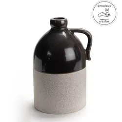 Vase Braga 26 cm - Schwarz Andere Amadeus-Keramik 16x19 cm
