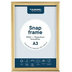 EUROPEL Klapprahmen »Premium« DIN A3 25 mm gold, 32.8x45.1x1.1 cm