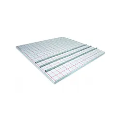 Fußbodenheizung Systemplatten mit Klett-/Velourkaschierung Flächenheizung