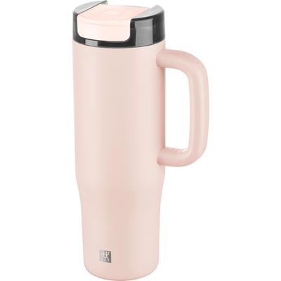 Thermoflasche ZWILLING "Thermo Plus", pink, H:25,6cm, Edelstahl, Trinkflaschen, Thermoflasche, Edelstahl, Doppelwandig, Auslaufsicher